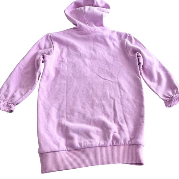 BILLIEBLUSH Girls Pink Appliqué-Detail Hooded Dress size 4 - Picture 4 of 9
